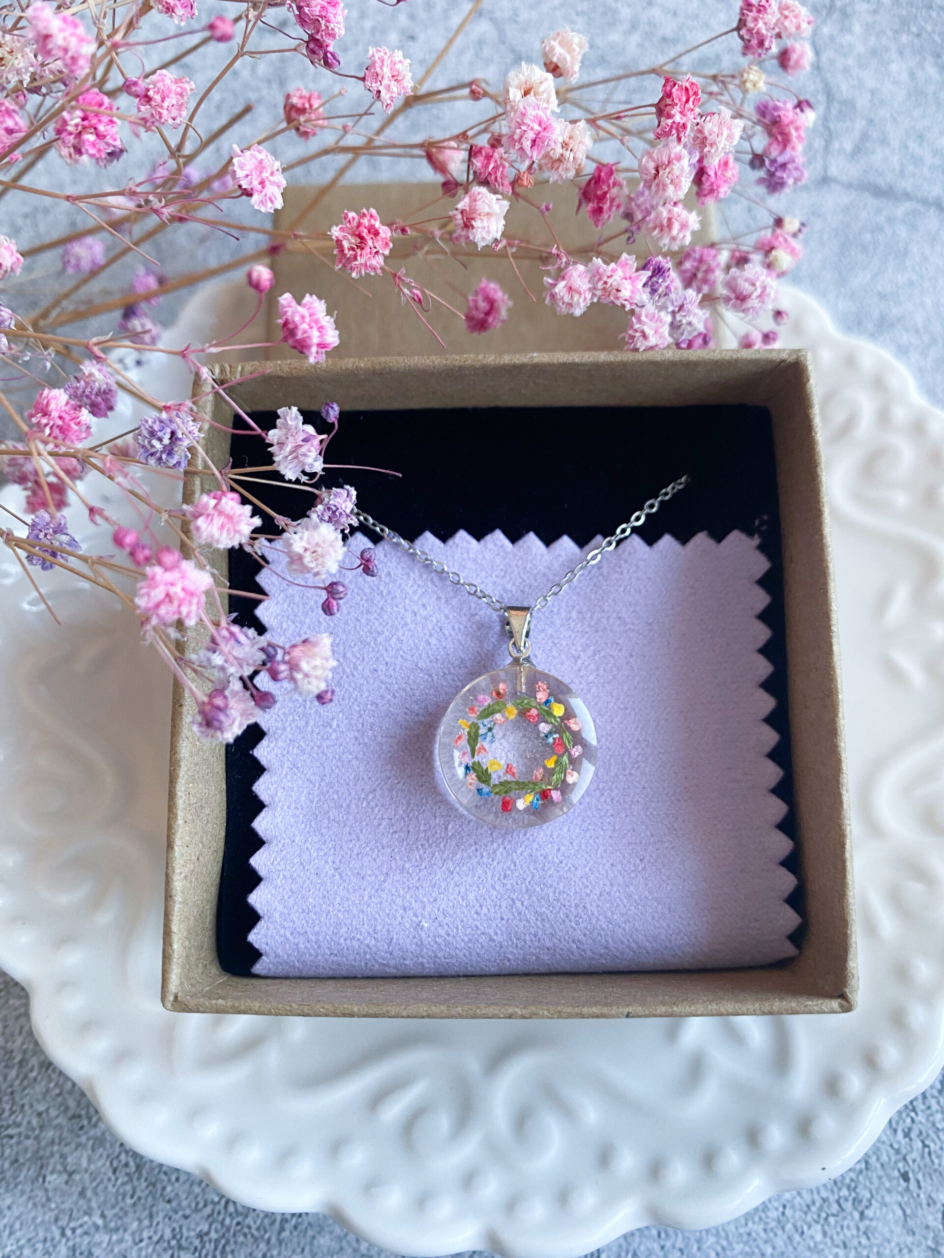 Zawieszka z kwiatami marchwii - obrazek 2