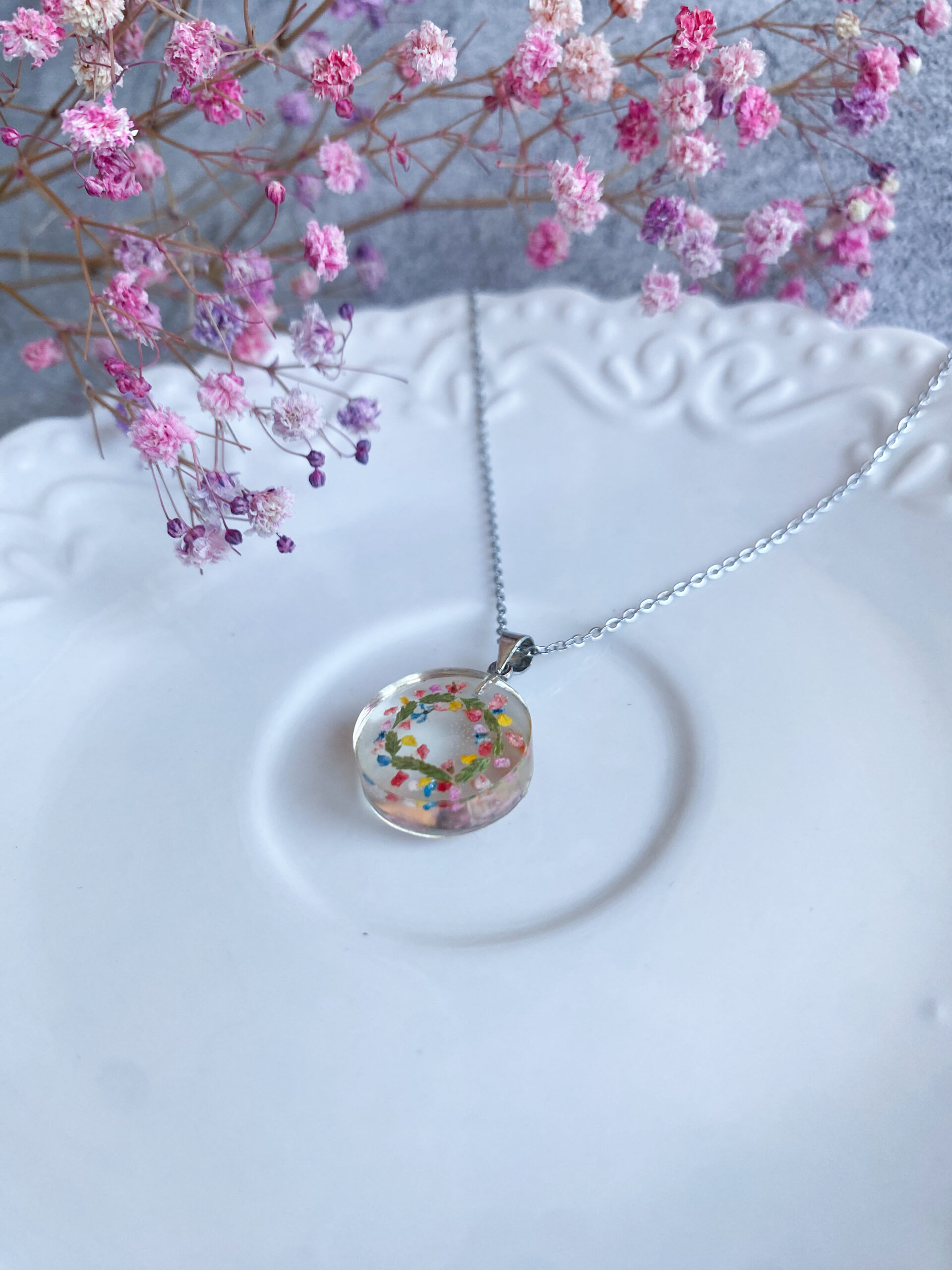 Zawieszka z kwiatami marchwii - obrazek 5