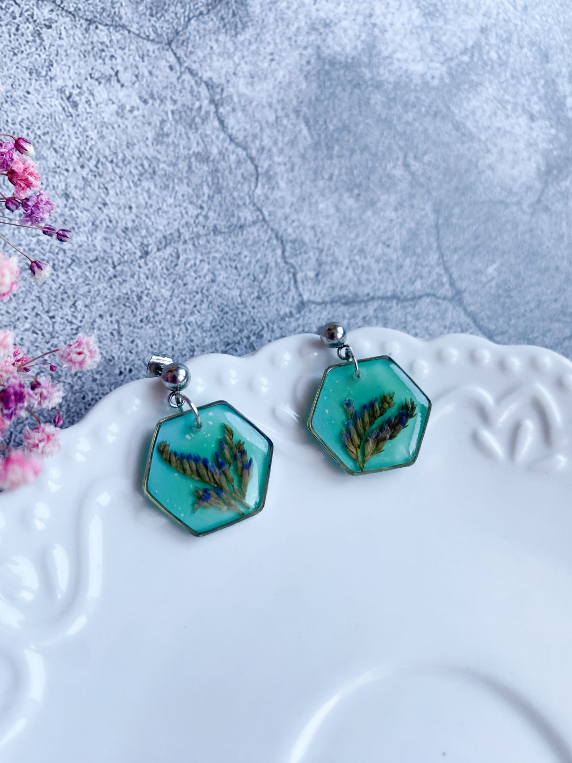 Kolczyki turkusowe - obrazek 6