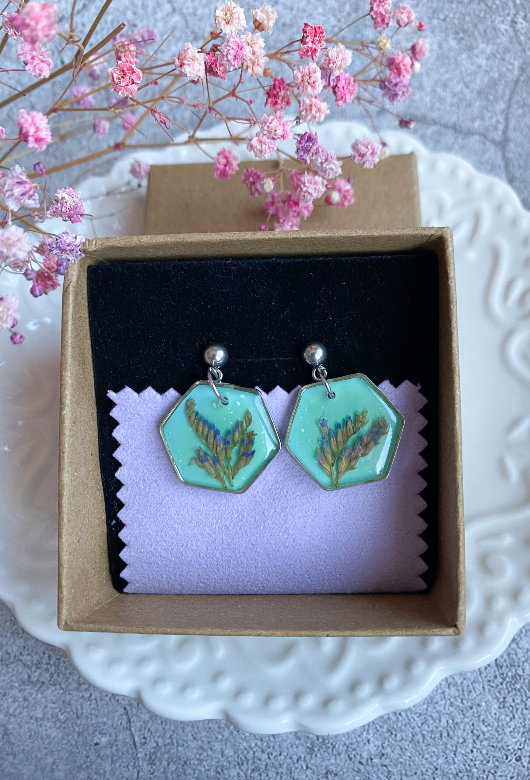 Kolczyki turkusowe - obrazek 4