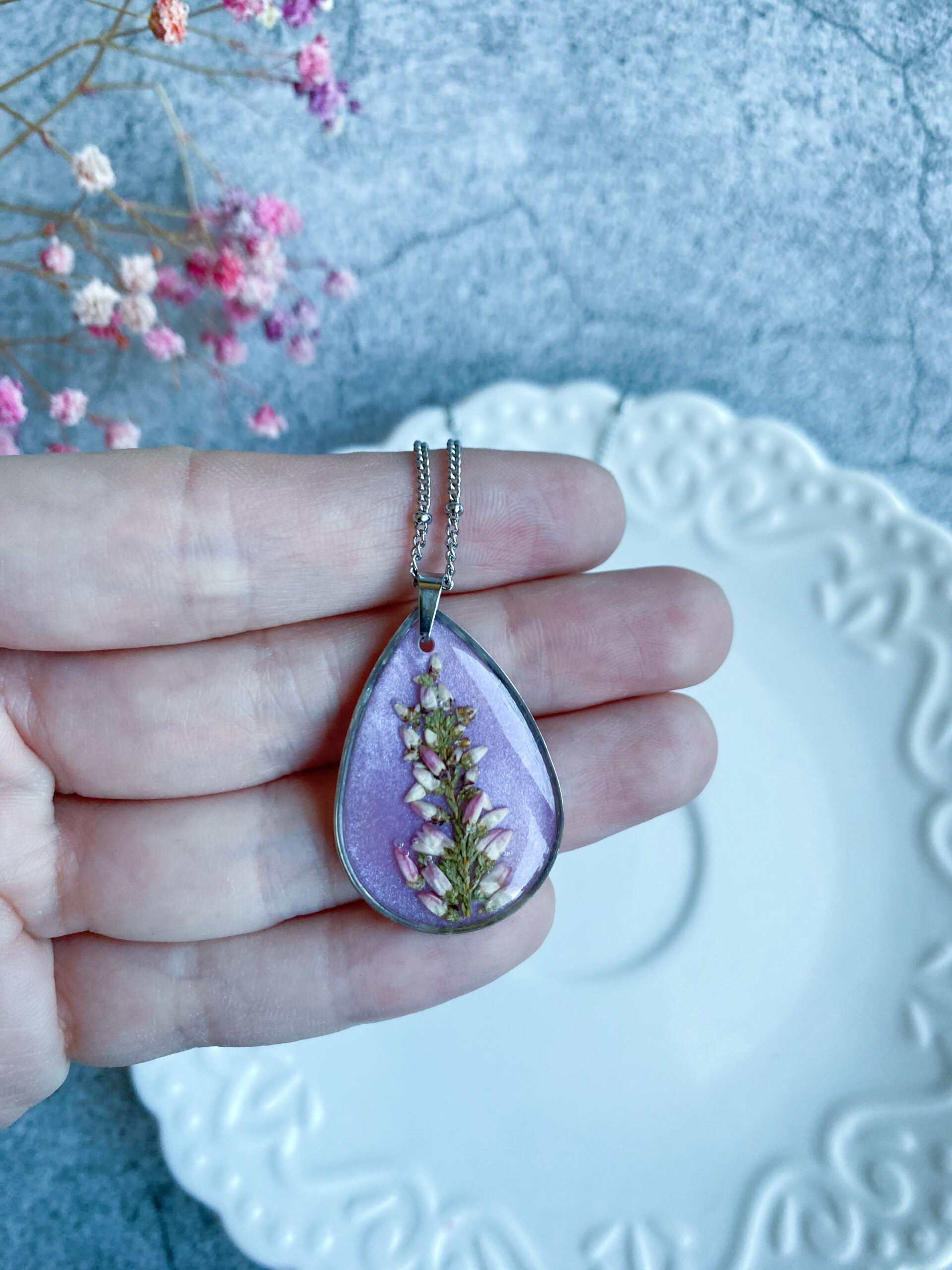 Zawieszka z wrzosami - obrazek 4